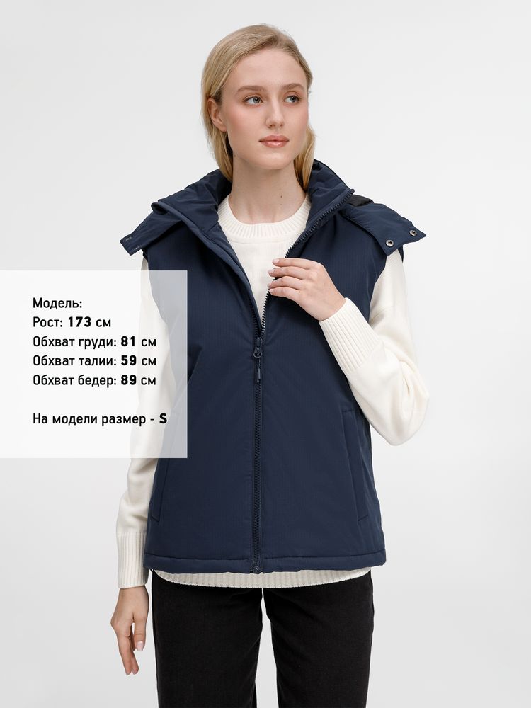 Жилет унисекс Sfera, темно-синий, размер M - фото 14