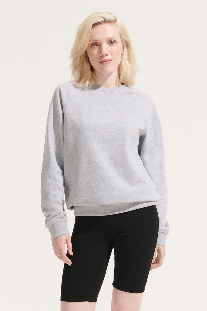 Свитшот унисекс Space черный меланж - фото 5