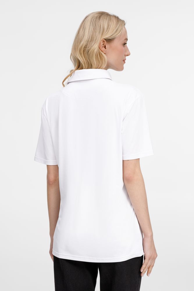 Рубашка поло унисекс Senti, белая - фото 10