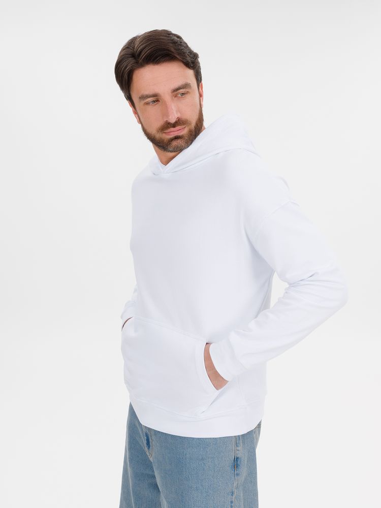 Худи оверсайз унисекс Outshine белое размер M/L - фото 10