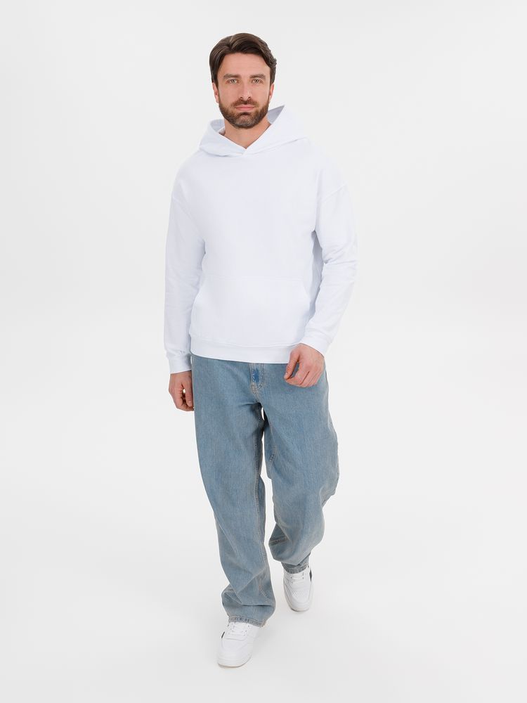 Худи оверсайз унисекс Outshine белое размер M/L - фото 13