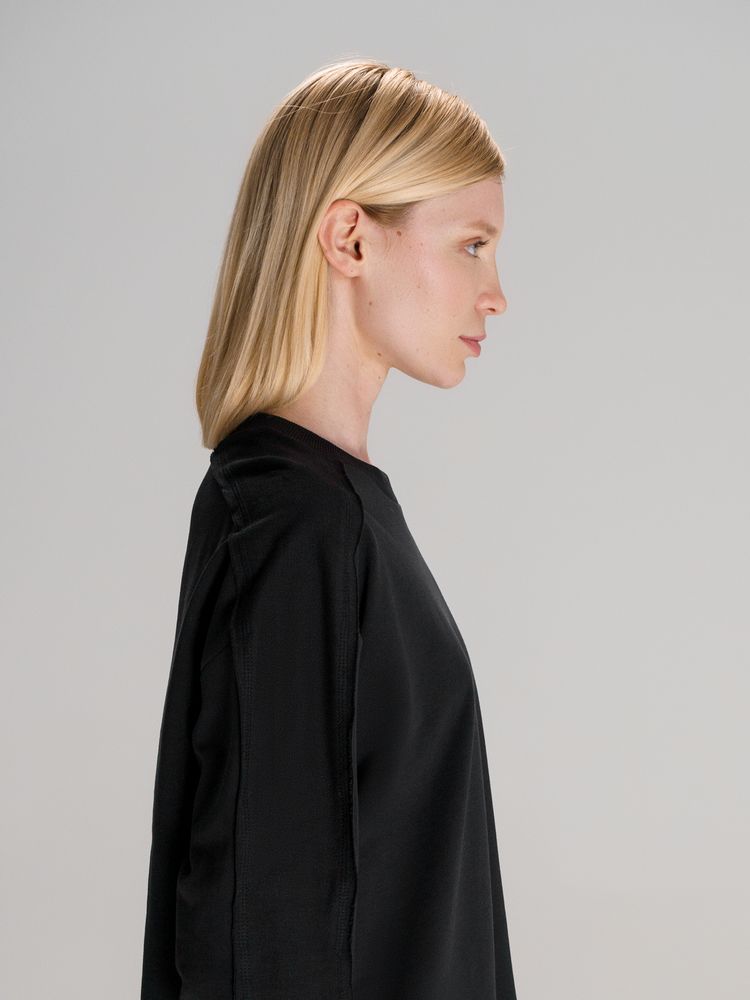 Свитшот унисекс Vozduh черный - фото 10