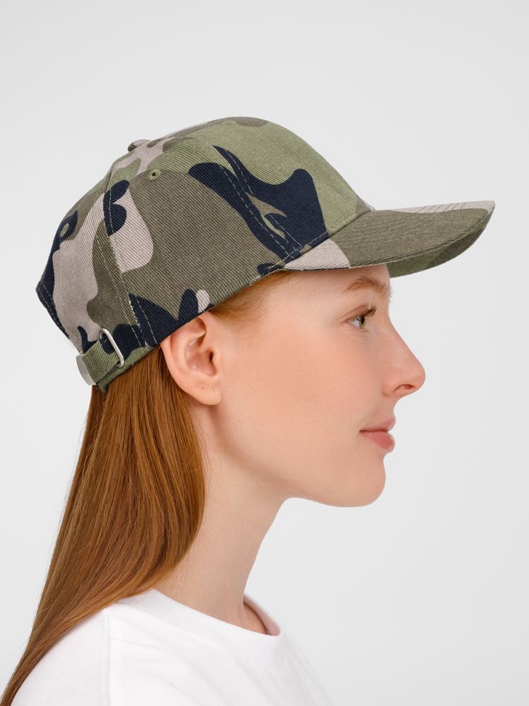 Бейсболка Buffalo, зеленый камуфляж - фото 8