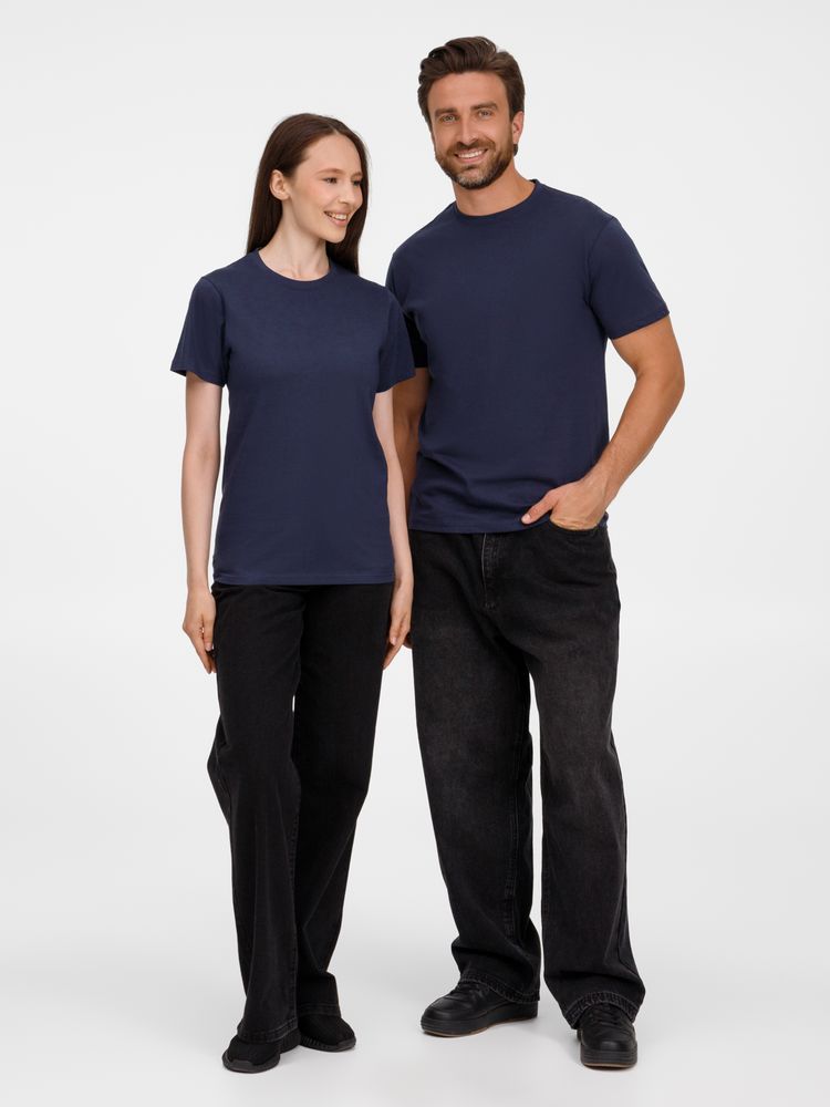 Футболка унисекс T-Bolka 180, темно-синяя, размер XL - фото 14