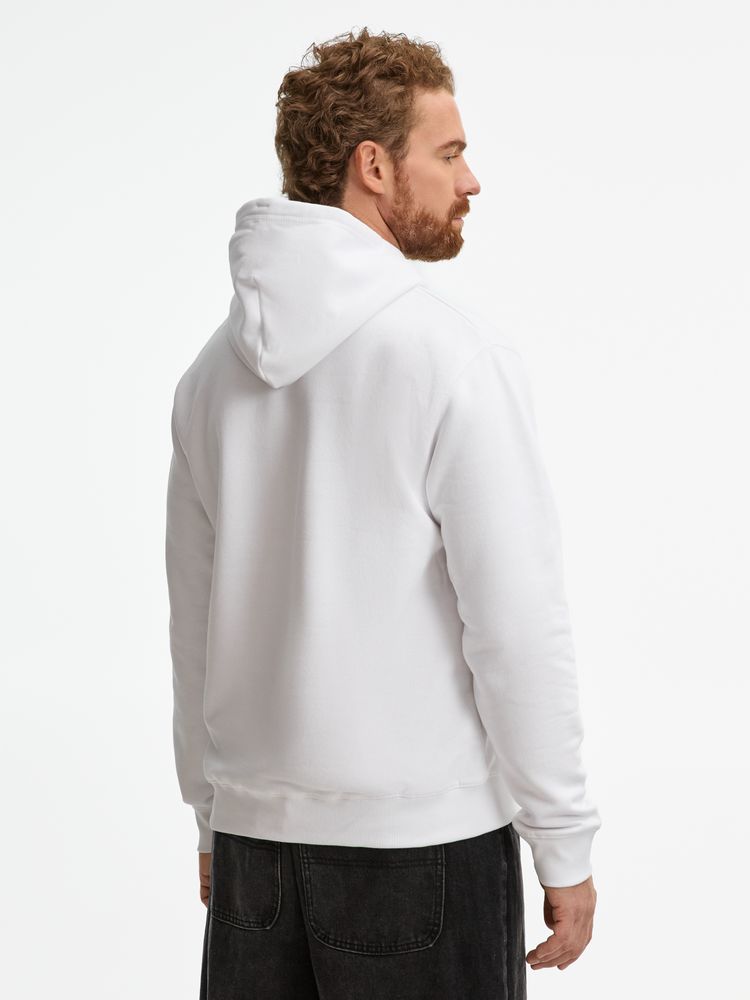 Толстовка унисекс Spencer белая - фото 9