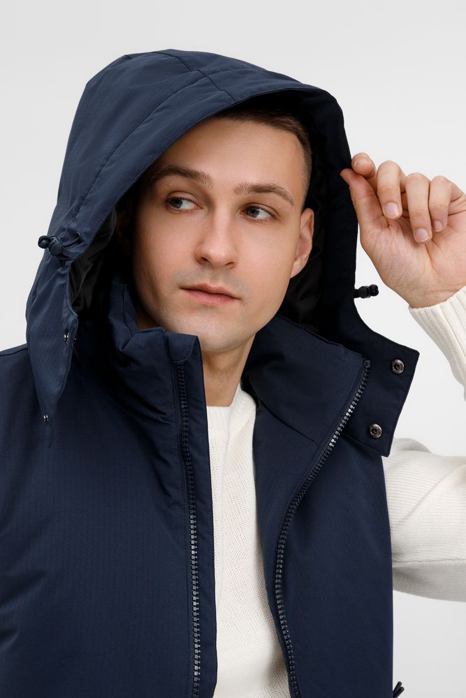 Жилет унисекс Sfera, темно-синий, размер M - фото 19