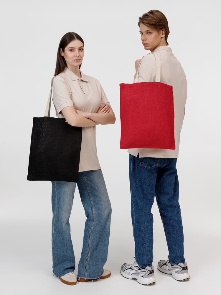 Холщовая сумка на плечо Juhu, красная - фото 9