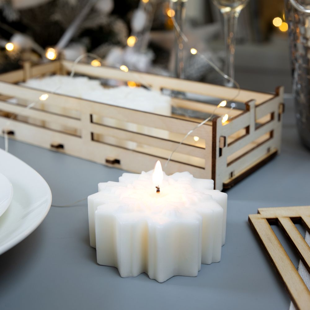 Набор свечей Snowflame, 8 см - фото 2