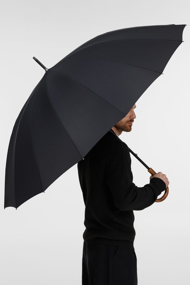 Зонт-трость Big Boss темно-синий - фото 8