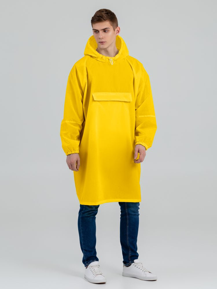 Дождевик-анорак Alatau, желтый, единый размер - фото 4