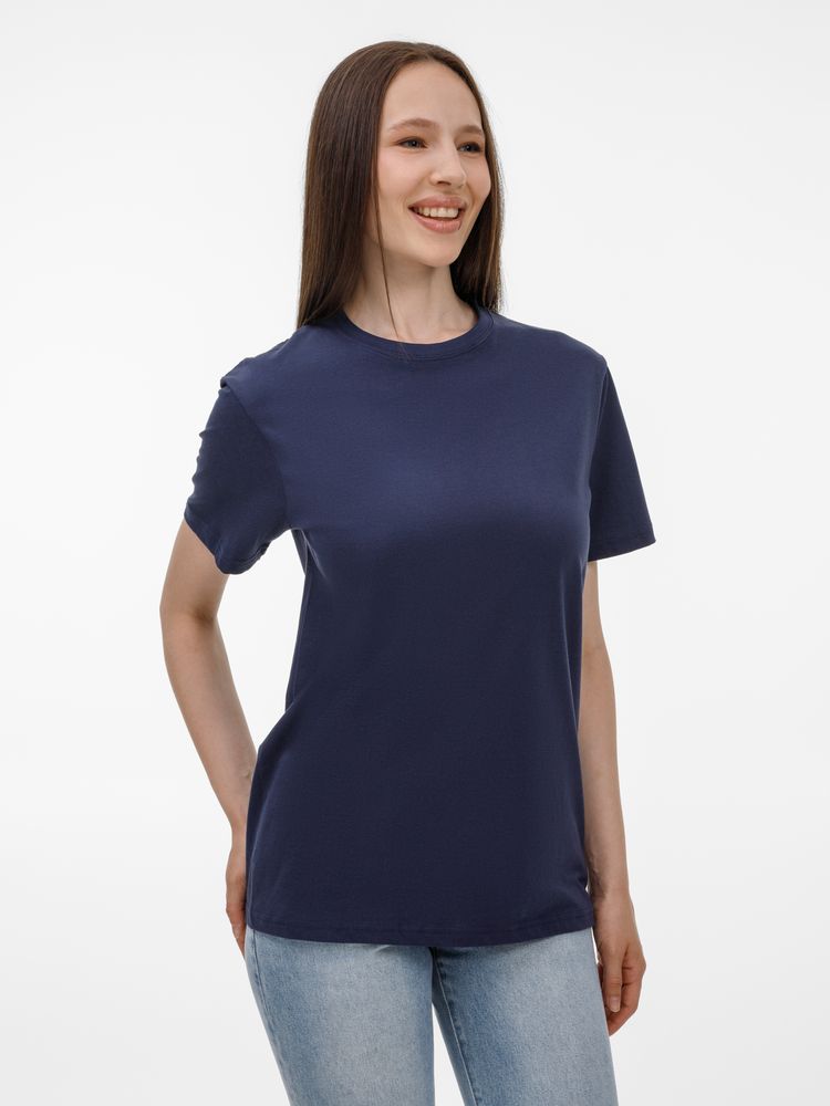 Футболка унисекс T-Bolka 180, темно-синяя, размер XL - фото 12