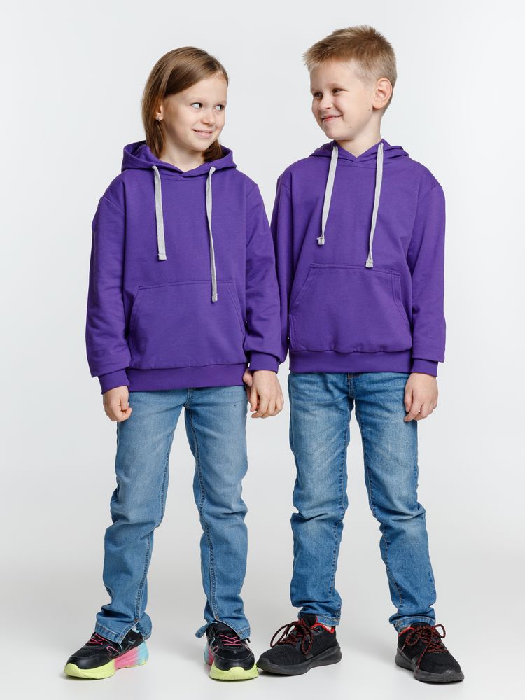 Толстовка с капюшоном детская Kirenga Kids фиолетовая - фото 9