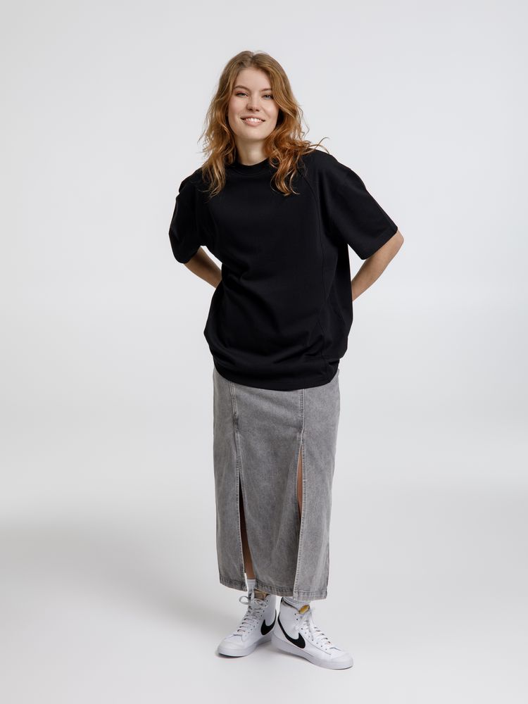 Футболка оверсайз унисекс Sideline, черная, размер XL/XXL - фото 10