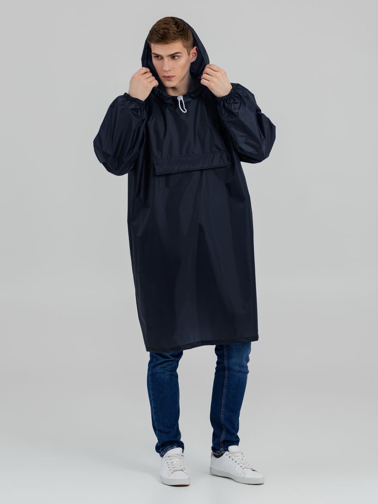 Дождевик-анорак Alatau, темно-синий, единый размер - фото 5