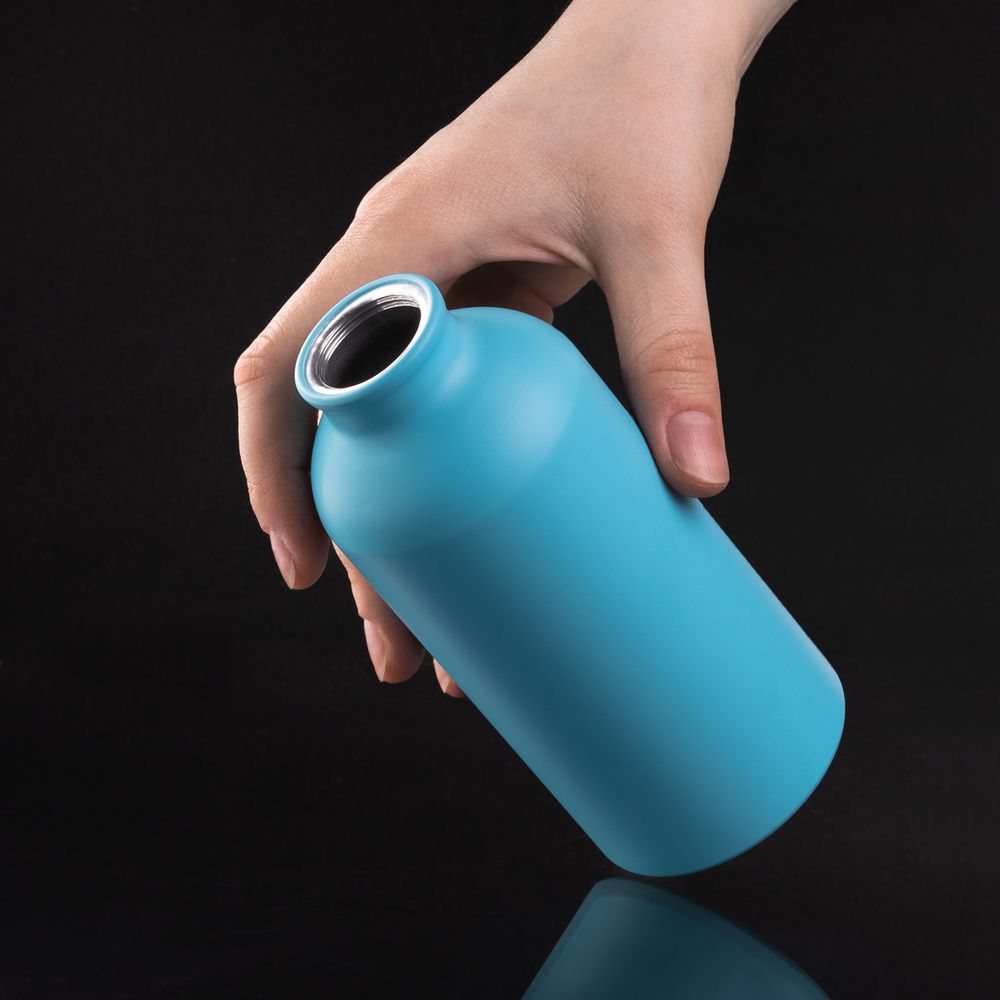 Бутылка для воды Кронос Kronos 400мл светло-бирюзовая - фото 6