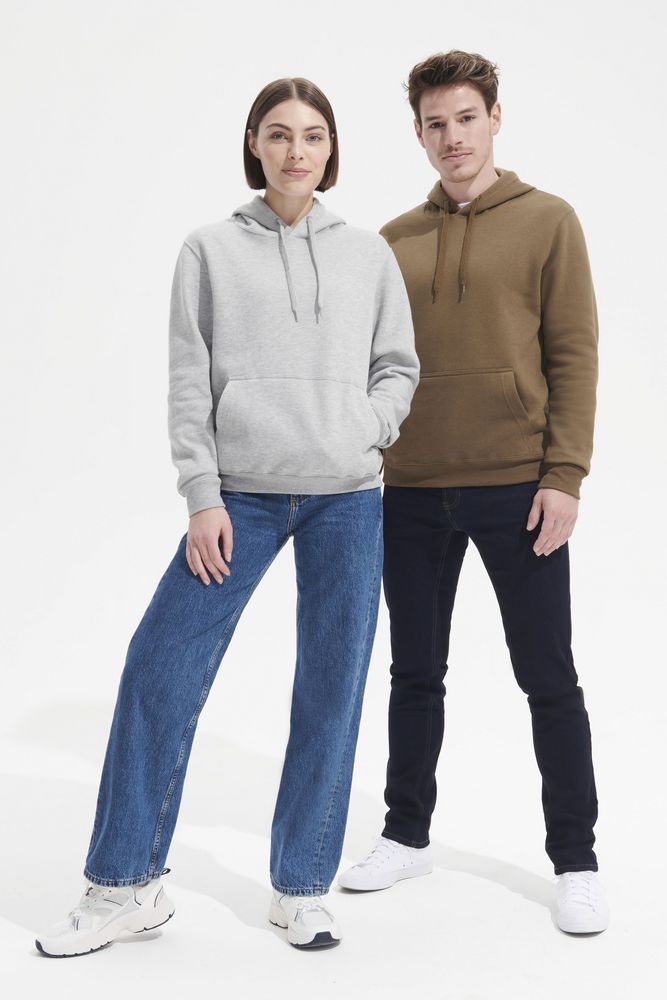 Толстовка с капюшоном Slam 320 серый меланж размер XS - фото 14