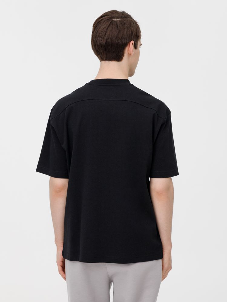 Футболка оверсайз унисекс Sideline, черная, размер XL/XXL - фото 15