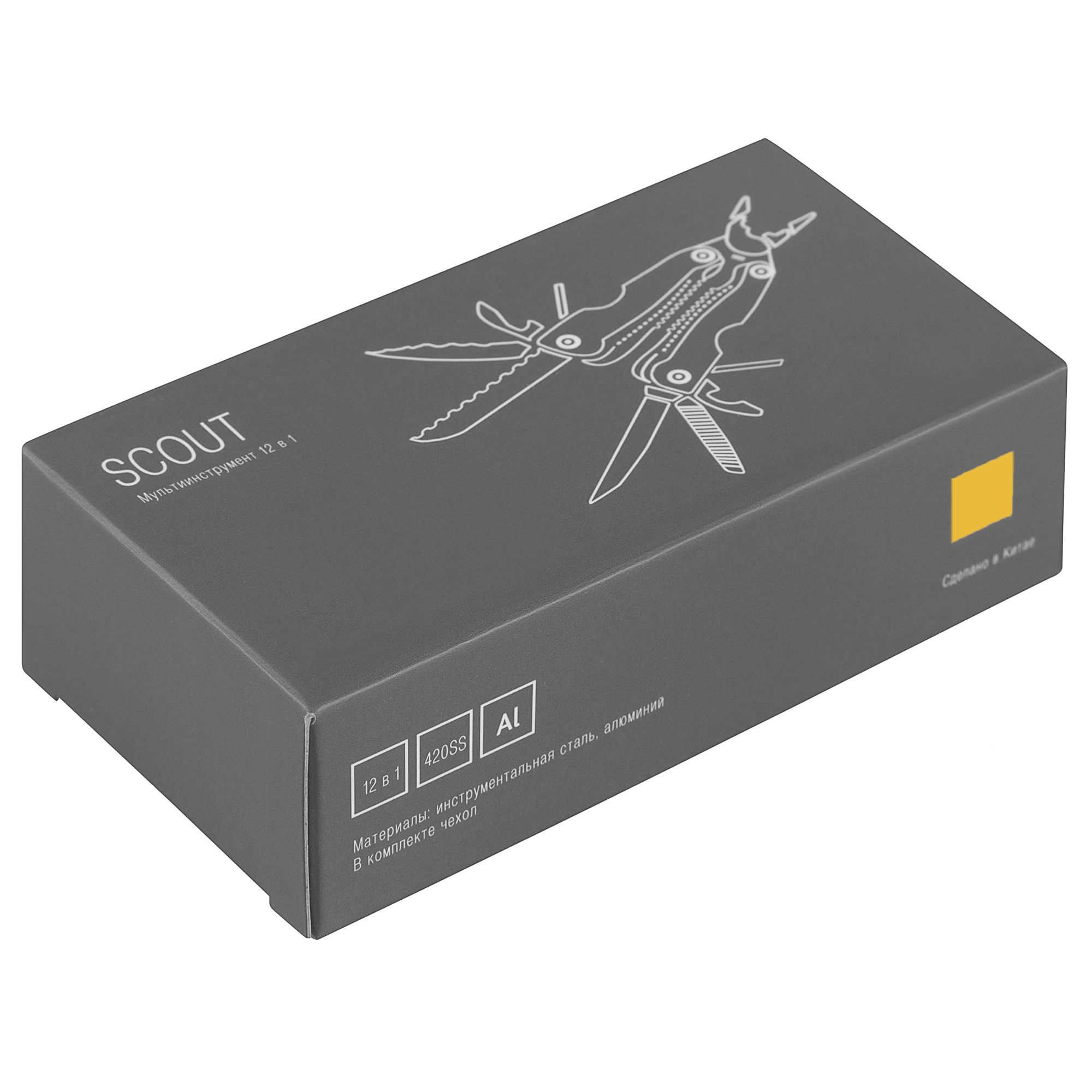 Мультитул Scout, желтый - фото 7