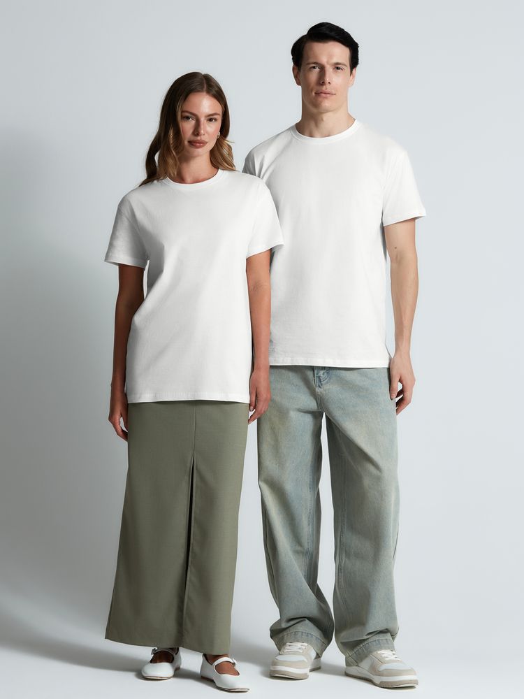 Футболка унисекс T-Bolka 160, белая (белоснежная), размер M - фото 15