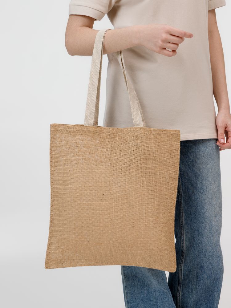 Холщовая сумка на плечо Juhu, неокрашенная - фото 8