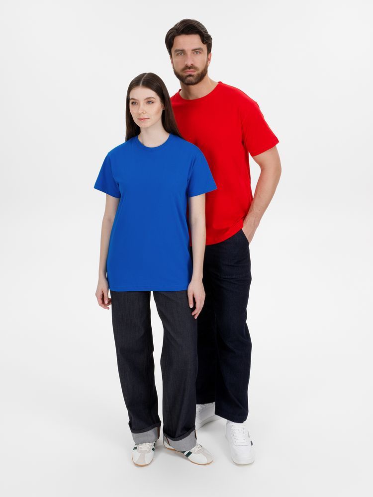 Футболка T-Bolka 180 ярко-синяя размер S S v2 - фото 14