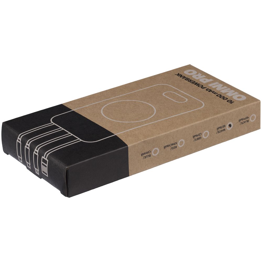 Внешний аккумулятор Omni Pro 10000 мАч, белый - фото 12