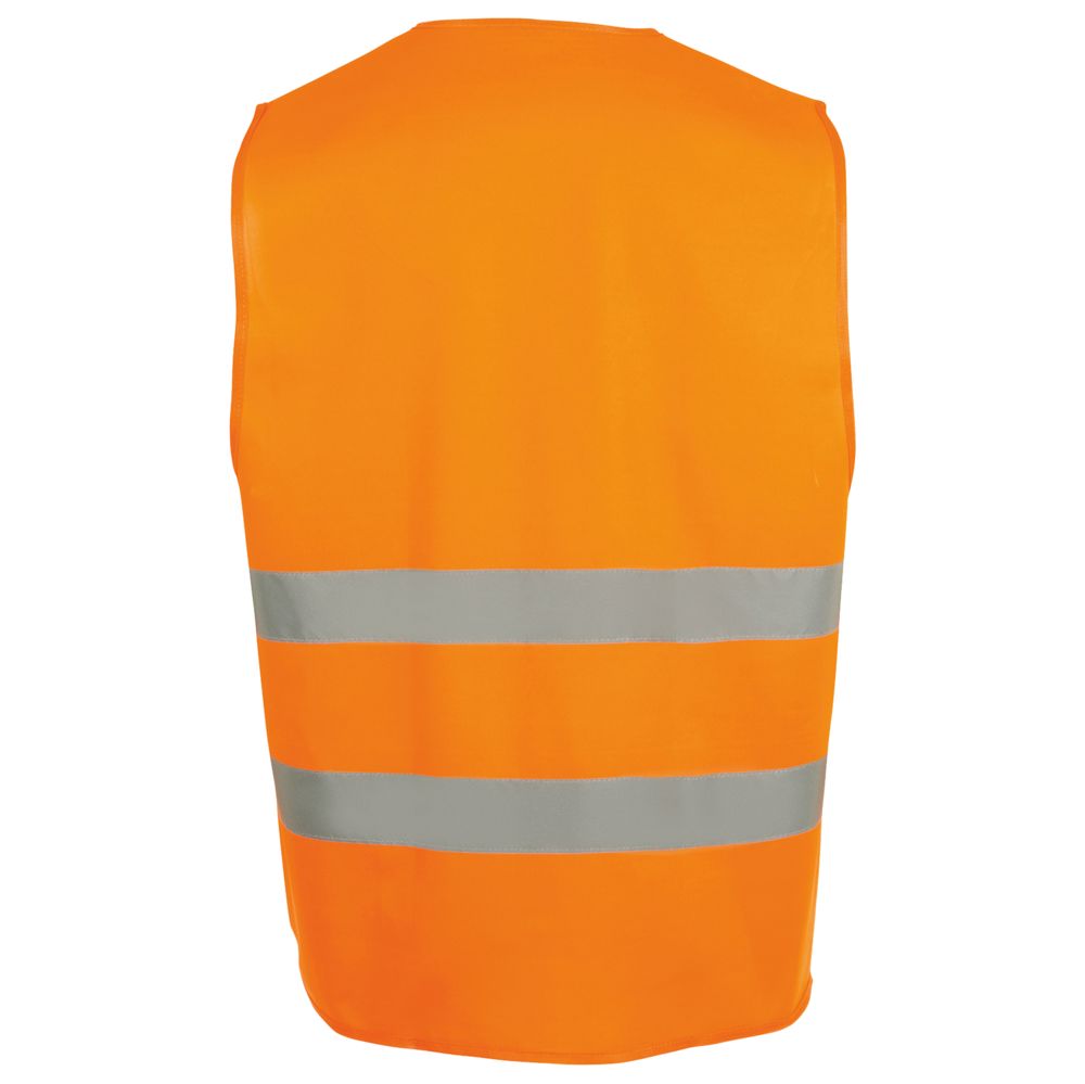Жилет светоотражающий Secure Pro, оранжевый неон - фото 2