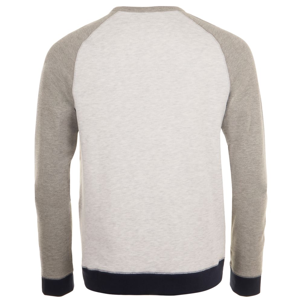 Толстовка унисекс Sandro светло-серый меланж с темным меланжем - фото 2