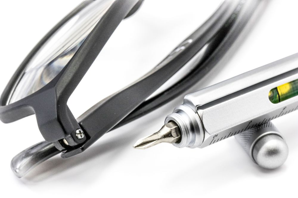 Ручка шариковая Construction, мультиинструмент, серебристая - фото 6