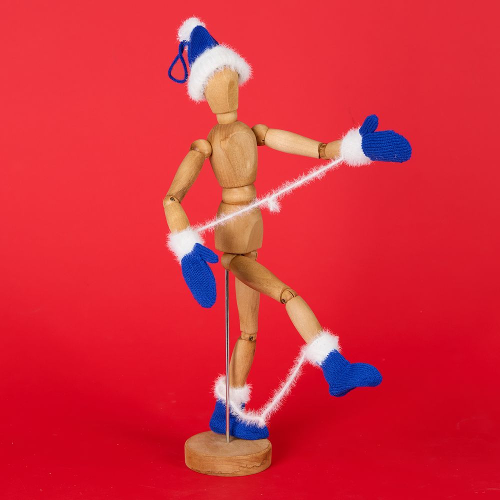 Подвеска на елку «Вьюжка», шапочка, синяя - фото 5