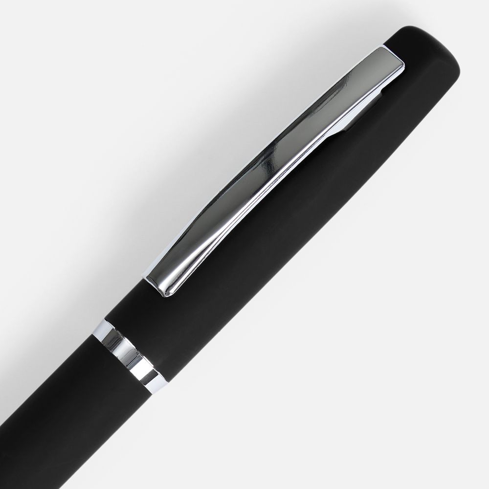 Ручка шариковая Bolt Soft Touch, черная - фото 3