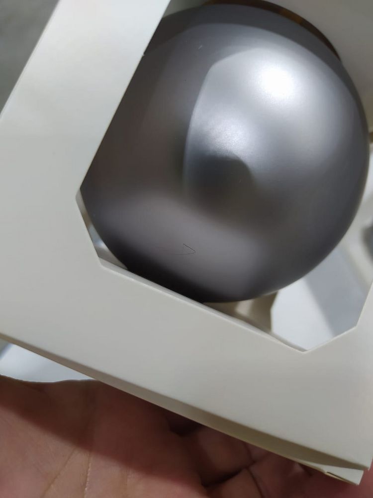 Оформительский шар Finery, 10 см, матовый серебристый - фото 3