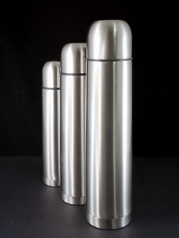 Термос Plain 1000, серебристый - фото 7