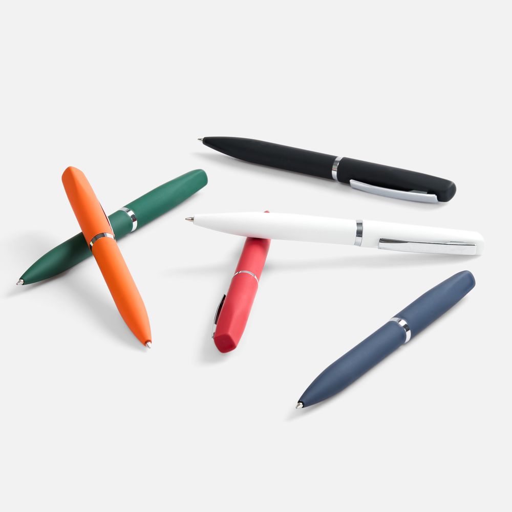 Ручка шариковая Bolt Soft Touch, черная - фото 5