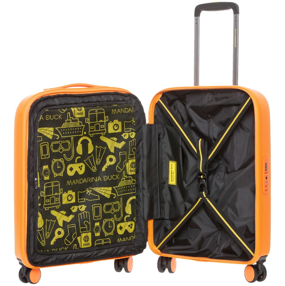 Чемодан Logoduck S, оранжевый - фото 4