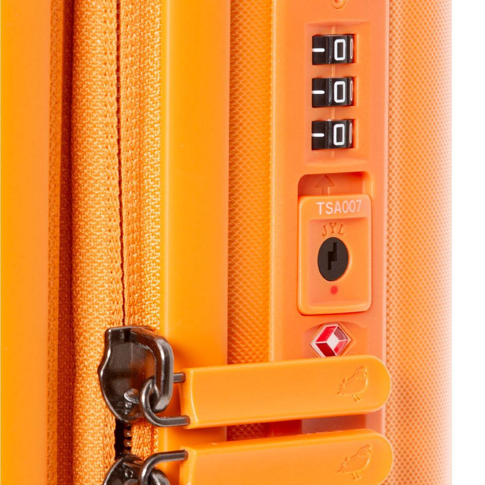 Чемодан Logoduck S, оранжевый - фото 5