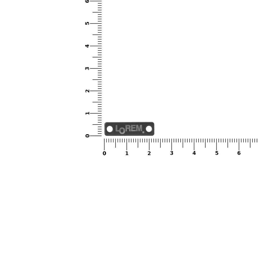 Шильдик металлический Alfa Liten, серый металлик - фото 2