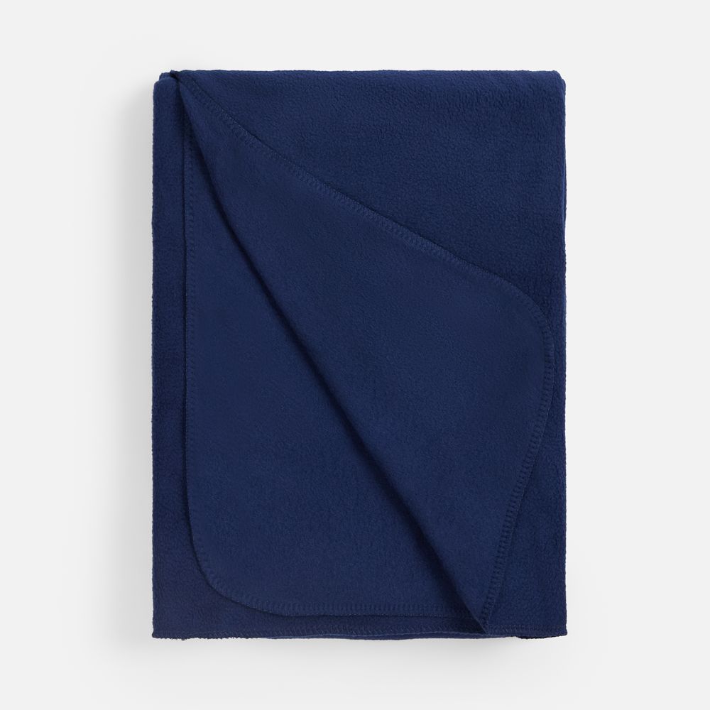 Флисовый плед Warm&Peace, синий - фото 2