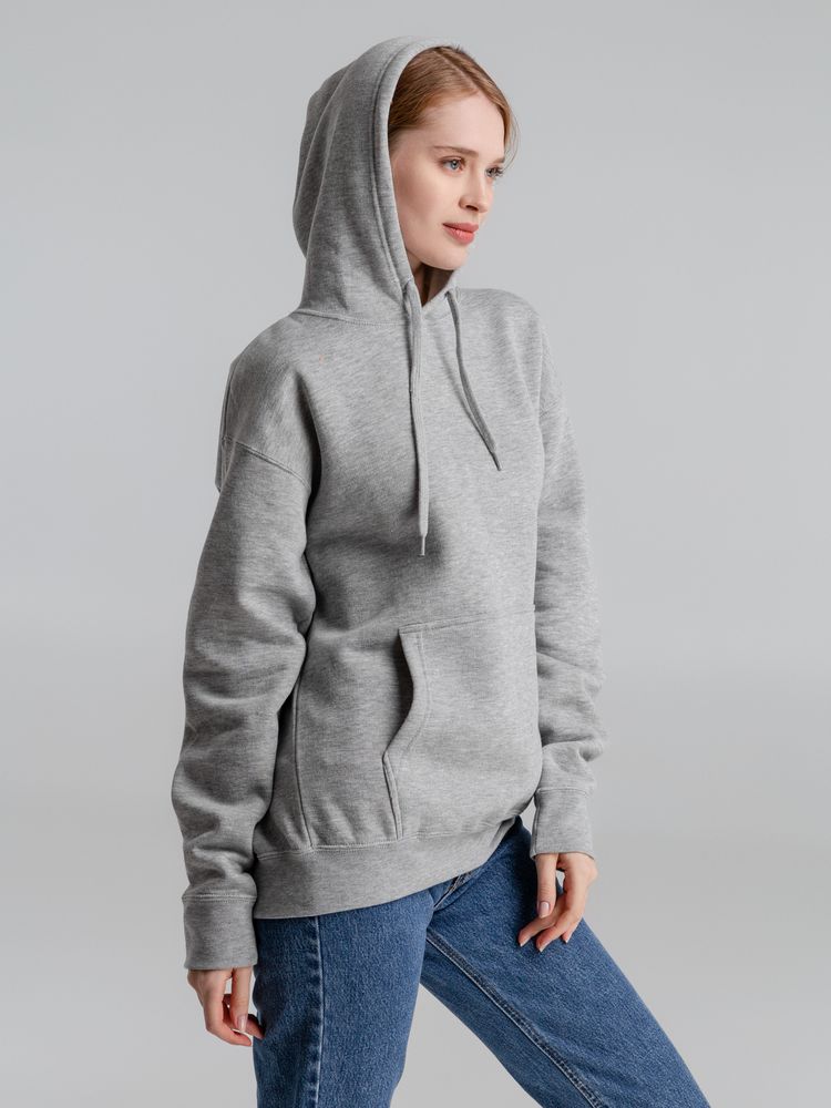 Толстовка с капюшоном Slam 320, серый меланж - фото 9