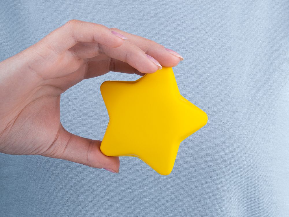 Антистресс «Звезда», желтый - фото 2