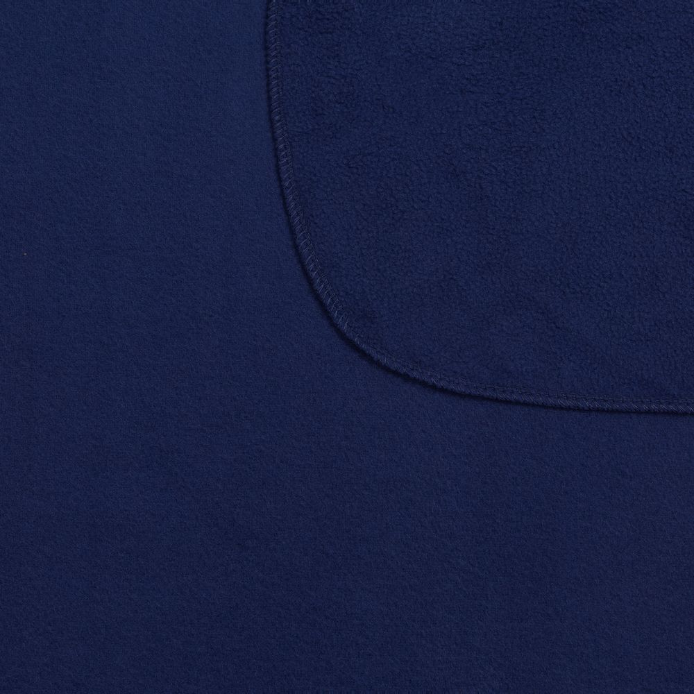Флисовый плед Warm&Peace, синий - фото 3
