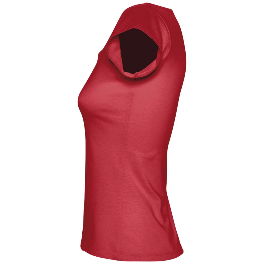 Футболка женская Melrose 150 с глубоким вырезом, красная - фото 3