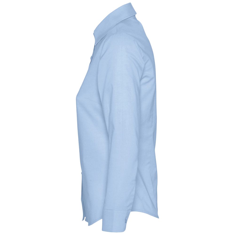 Рубашка женская с длинным рукавом Embassy, голубая - фото 3