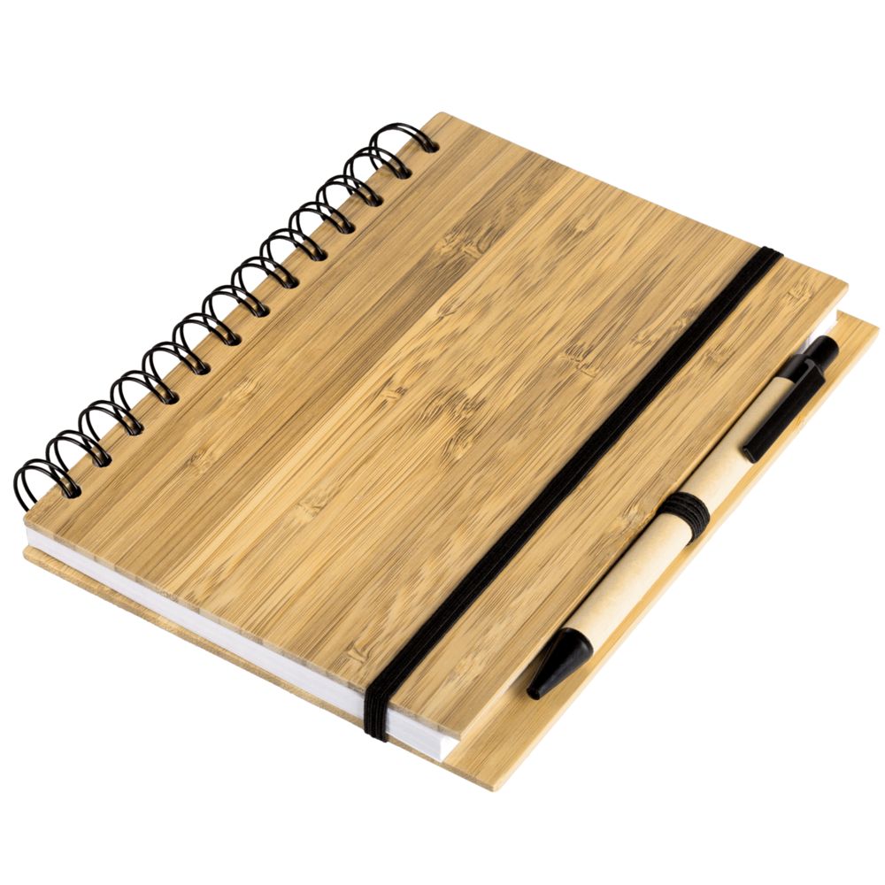 Блокнот на кольцах Bambook с шариковой ручкой - фото 4