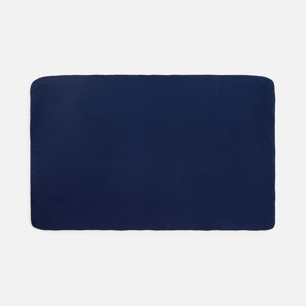 Флисовый плед Warm&Peace, синий - фото 4