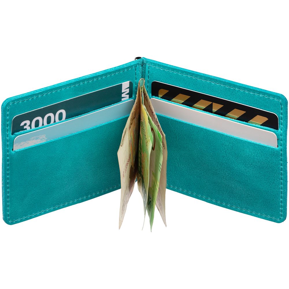 Зажим для купюр Apache, бирюзовый - фото 6