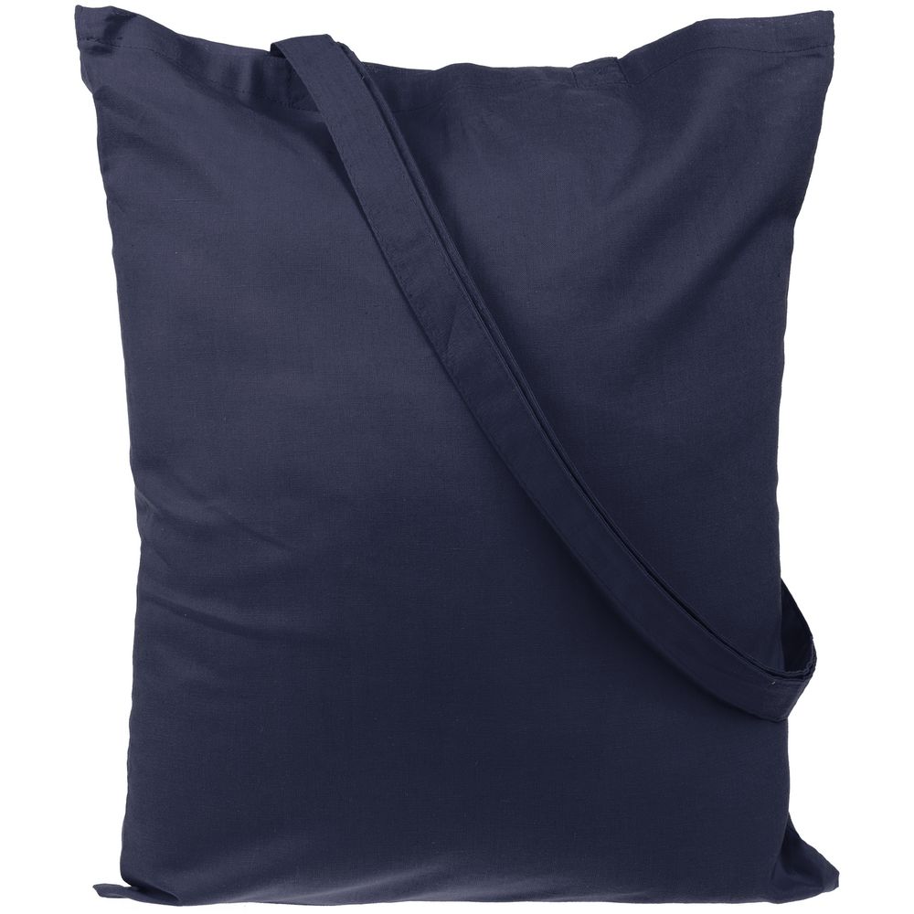 Холщовая сумка Basic 105, темно-синяя - фото 2