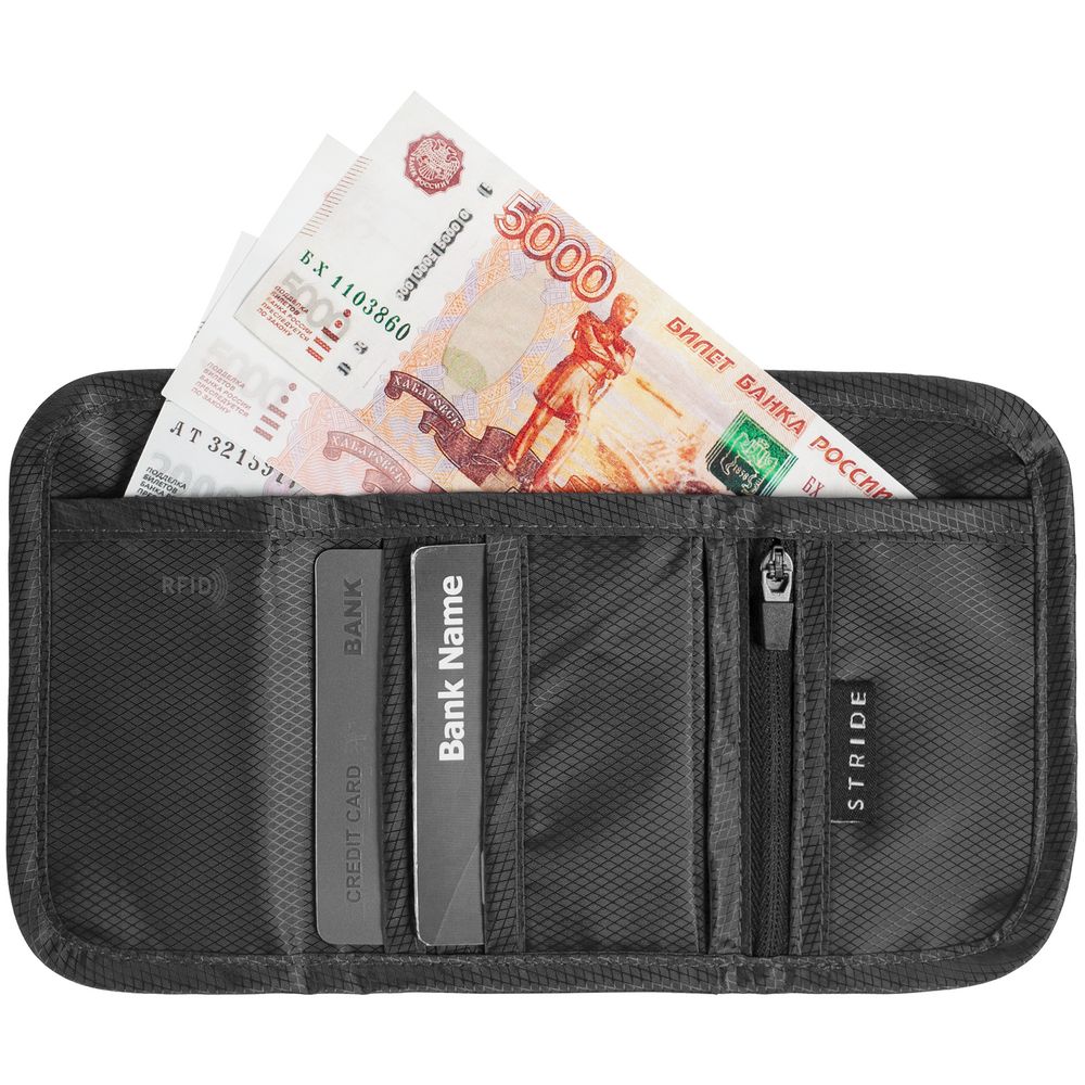 Кошелек Torren с RFID-защитой, серый - фото 5