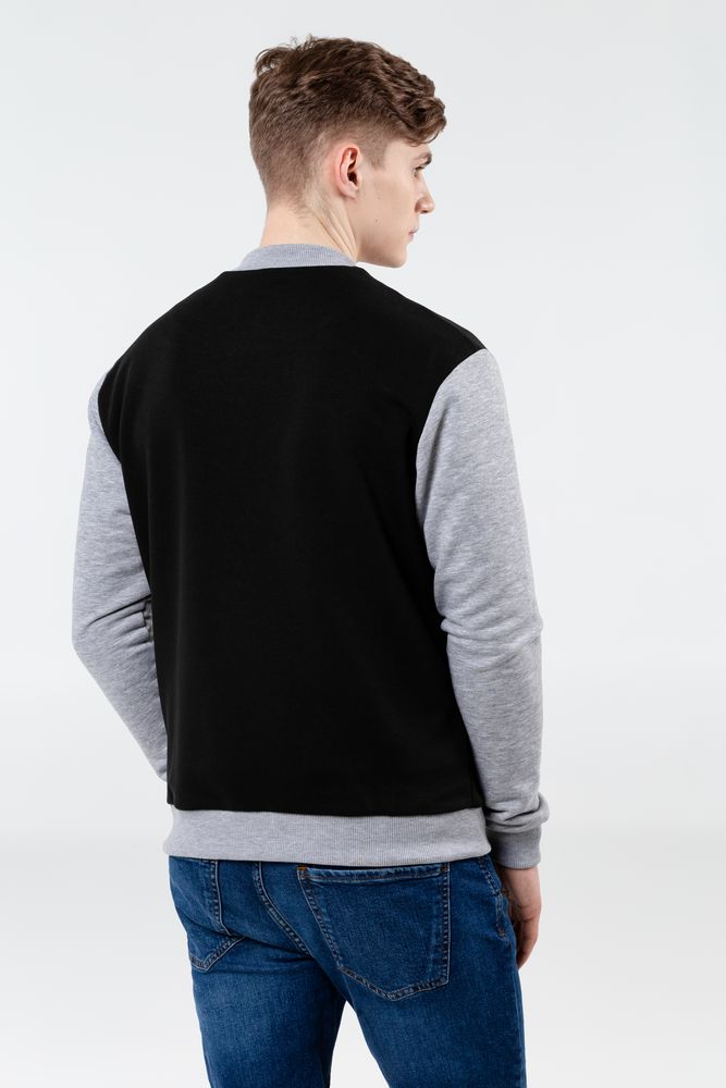 Бомбер College темно-синий размер S S v2 - фото 6