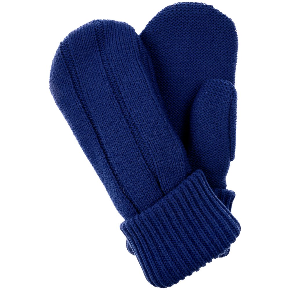 Варежки Knit Beat темно-синие - фото 2